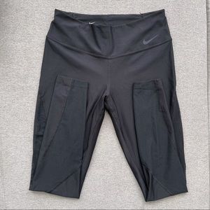 Nike DRI-Fit Leggings with Mesh Panels